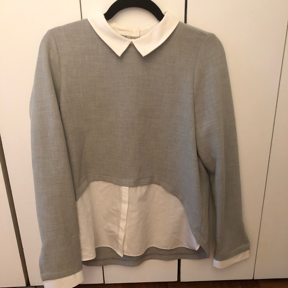 Zara Collar Top size L